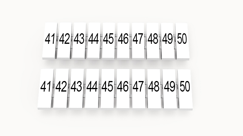 Фото ZB3.5-10P-19-05Z(H) Degson — Маркировка (полоска) ZB3.5-10P-19-05Z(H)