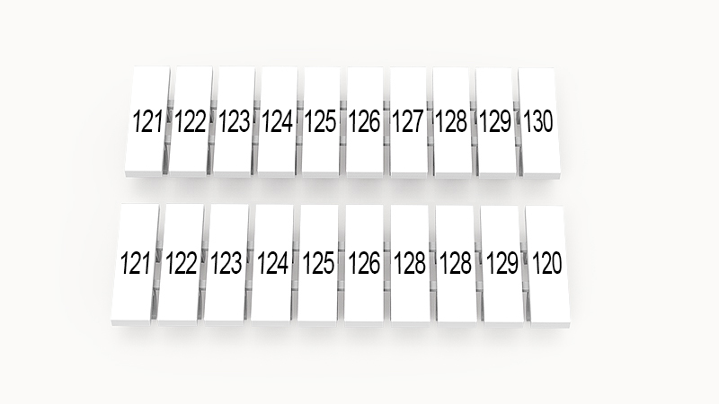 Фото ZB3.5-10P-19-22Z(H) Degson — Маркировка (полоска) ZB3.5-10P-19-22Z(H)