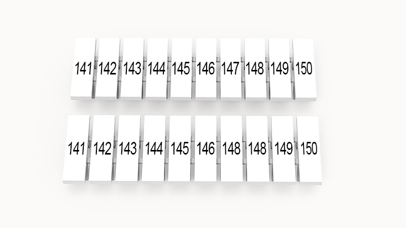 Фото ZB3.5-10P-19-24Z(H) Degson — Маркировка (полоска) ZB3.5-10P-19-24Z(H)