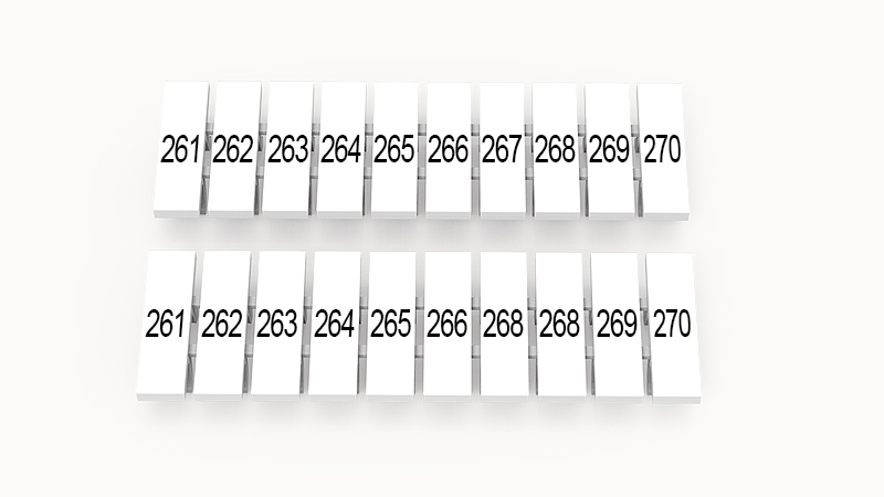 Фото ZB3.5-10P-19-36Z(H) Degson — Маркировка (полоска) ZB3.5-10P-19-36Z(H)