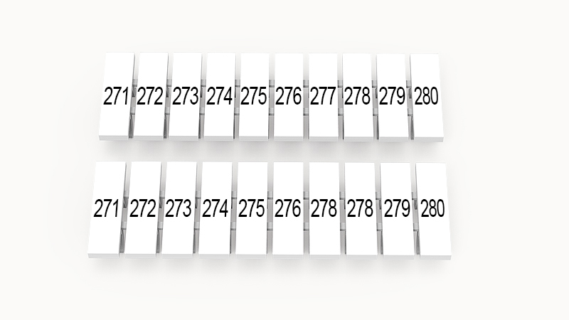 Фото ZB3.5-10P-19-37Z(H) Degson — Маркировка (полоска) ZB3.5-10P-19-37Z(H)