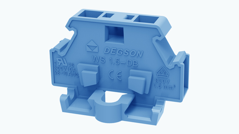 Фото WS1.5-DB-01P-12-00Z(H) Degson — Проходная клемма (MINI) WS1.5-DB-01P-11-11Z(H)