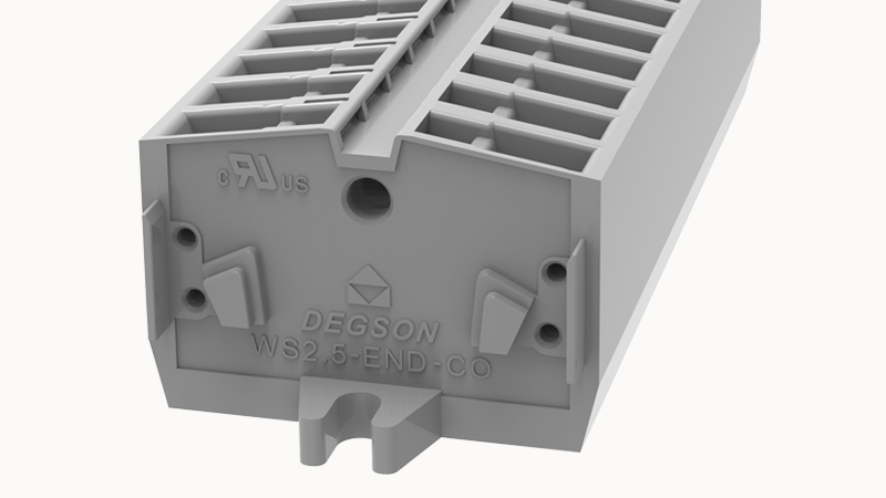 Фото WS2.5-END-CO-01P-11-00Z(H) Degson — Проходная клемма (MINI) WS2.5-END-CO-01P-11-00Z(H)