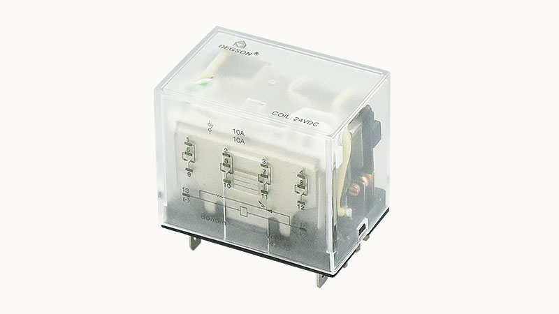 Фото DRPL-4C-LD-A220-02Z(H) Degson — Реле без колодки DRPL-4C-LD-A220