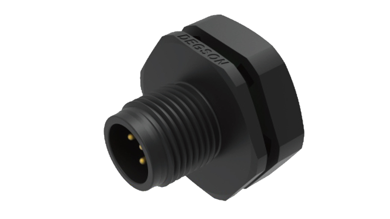 Фото SD-M12A-03P-MM-SH8007-00Z(H) Degson — Вилочный разъем SD-M12A-03P-MM-SH8007