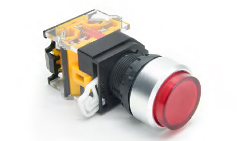 Фото DT22M-FLH11/BL Degson — Кнопка DT22M-FLH11/BL