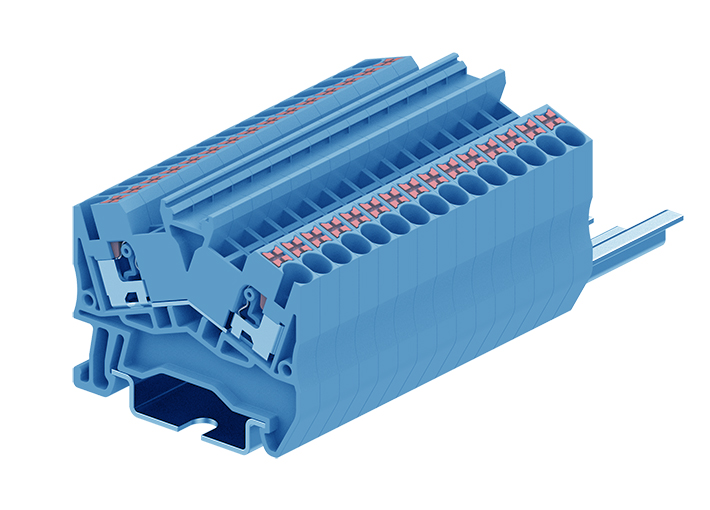 Фото TPS2.5-2-BU SUPU — Проходная клемма TPS2.5-2-BU