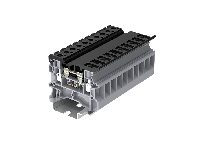 Фото TU4-HESILED220-GY SUPU — Предохранительная клемма TU4-HESILED220-GY