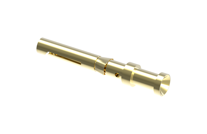 Розеточный обжимной контакт (Au) SCGF-010-0.75