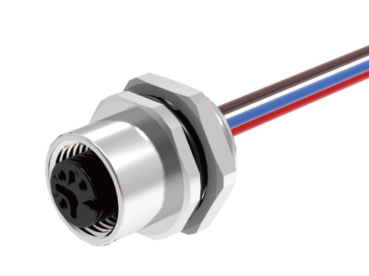 Фото M12A05C-FFHS-UC0.5 SUPU — Розеточный разъем в панель M12A05C-FFHS-UC0.5