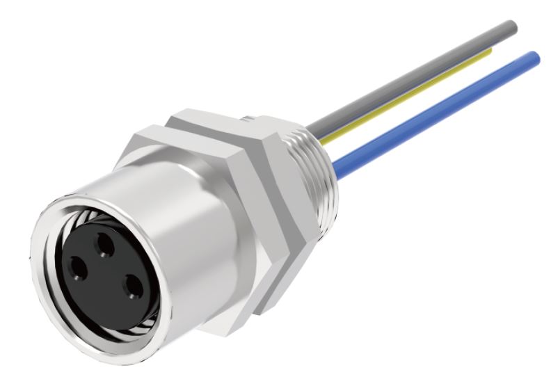 Фото M8A06C-FFHA-UC0.5 SUPU — Розеточный разъем в панель M8A06C-FFHA-UC0.5