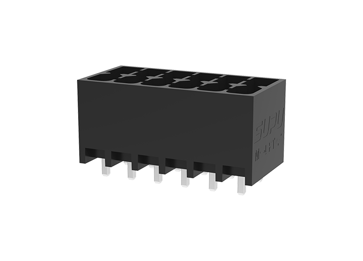 Фото MC-DPT3.5V12-BK-2000 SUPU — Вилочный разъем на плату MC-DPT3.5V12-BK-2000