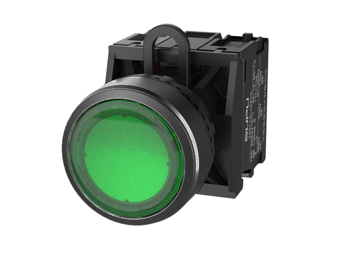 Фото TS2011-0AM20 SUPU — Кнопка плоская (зеленая) TS2011-0AM20