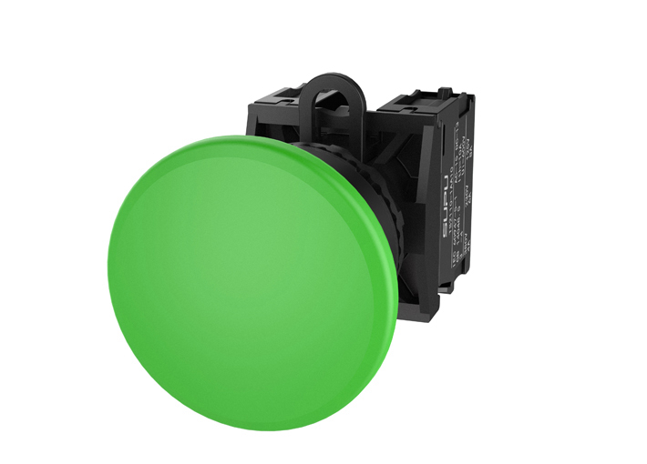 Фото TS2010-0FM20 SUPU — Кнопка грибовидная (зеленая) TS2010-0FM20