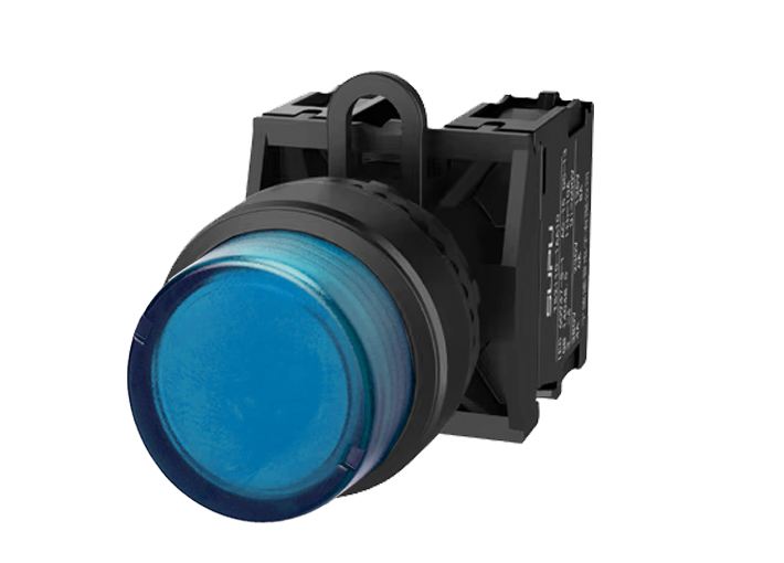 Фото TS2517-0BL40-S10 SUPU — Кнопка выпуклая (синяя) TS2517-0BL40-S10