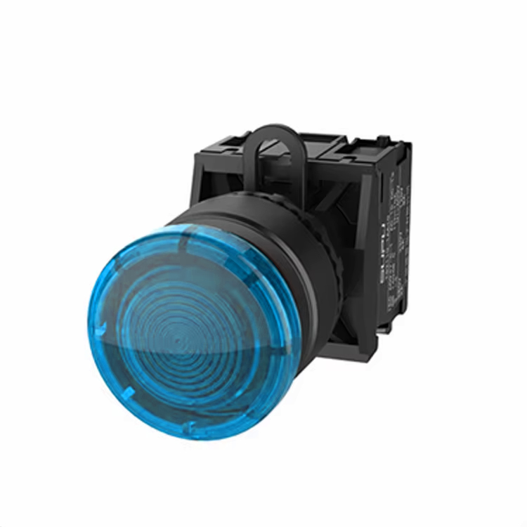 Фото TS2517-0EM40-S10 SUPU — Кнопка грибовидная (синяя) TS2517-0EM40-S10