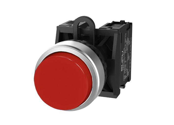 Фото TS2520-0BL10-R10 SUPU — Кнопка выпуклая (красная) TS2520-0BL10-R10