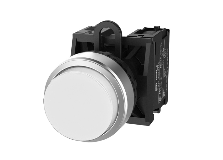 Фото TS2520-0BL50-S10 SUPU — Кнопка выпуклая (белая) TS2520-0BL50-S10