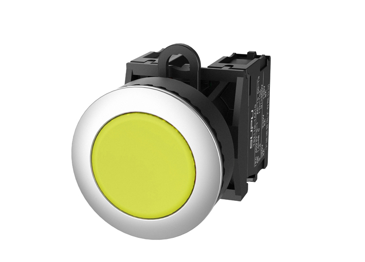 Фото TS2520-0CL30-S20 SUPU — Кнопка плоская (желтая) TS2520-0CL30-S20