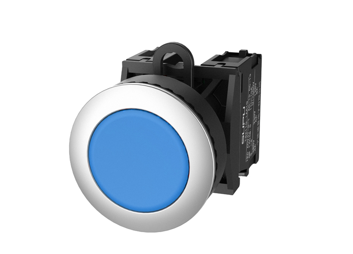 Фото TS2520-0CL40-R10 SUPU — Кнопка плоская (синяя) TS2520-0CL40-R10