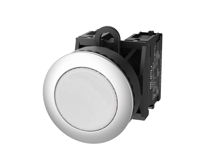 Фото TS2520-0CM50-R20 SUPU — Кнопка плоская (белая) TS2520-0CM50-R20