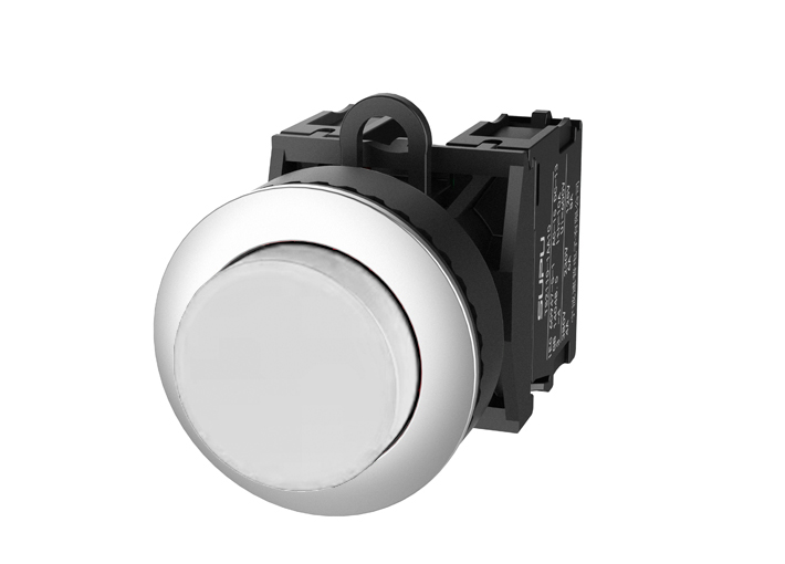 Фото TS2520-0DL50-R20 SUPU — Кнопка выпуклая (белая) TS2520-0DL50-R20