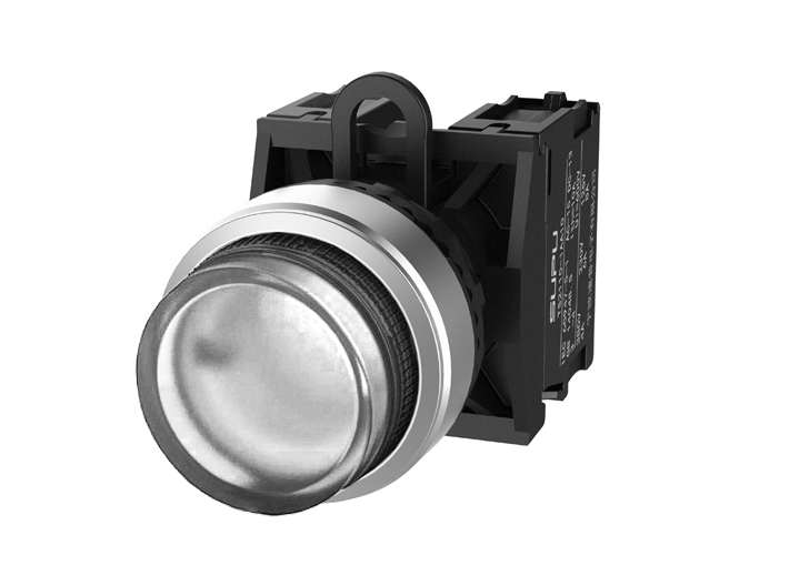 Фото TS2523-0BL70-S20 SUPU — Кнопка выпуклая (прозрачная) TS2523-0BL70-S20