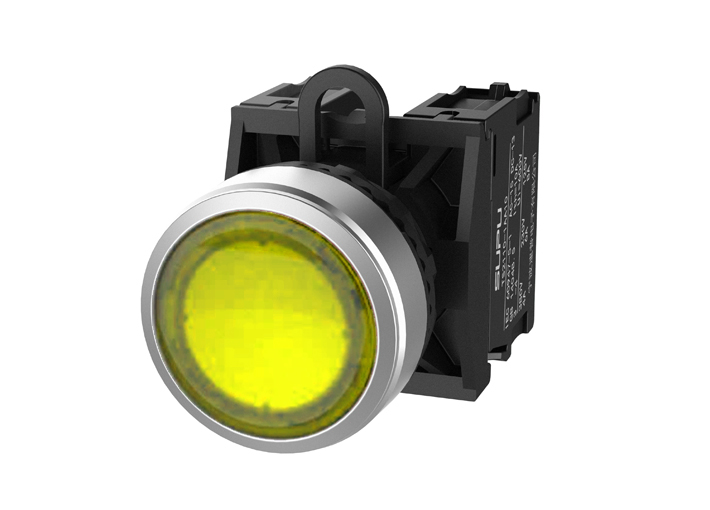 Фото TS2523-0CM30-R10 SUPU — Кнопка плоская (желтая) TS2523-0CM30-R10