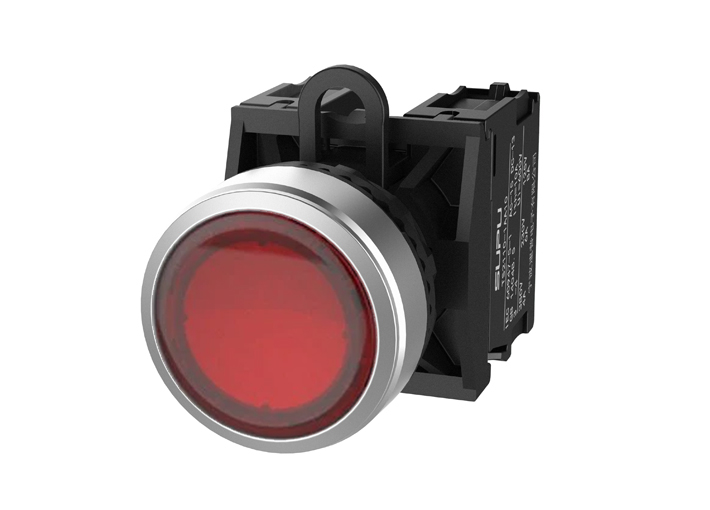 Фото TS2527-0CM10-S10 SUPU — Кнопка плоская (красная) TS2527-0CM10-S10