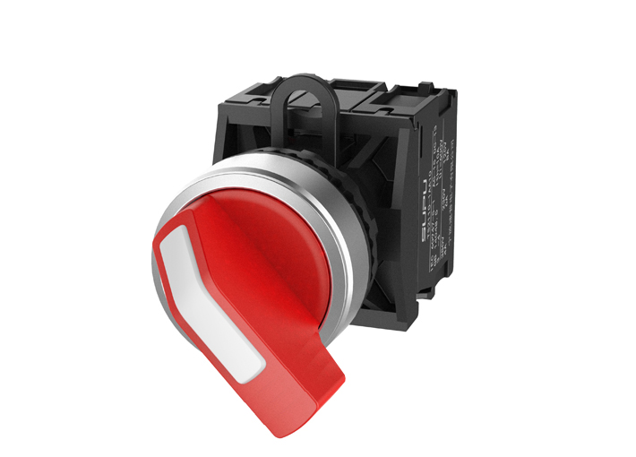 Фото TS2527-1BD10-R20 SUPU — Селекторный переключатель (красный) TS2527-1BD10-R20