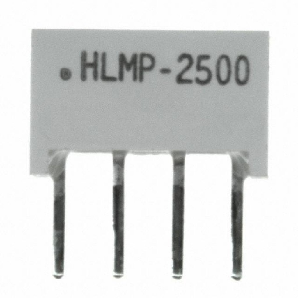 Фото HLMP-2500-FG000 Broadcom — HLMP-2500-FG000 — Мнемонические и шкальные индикаторы — Broadcom