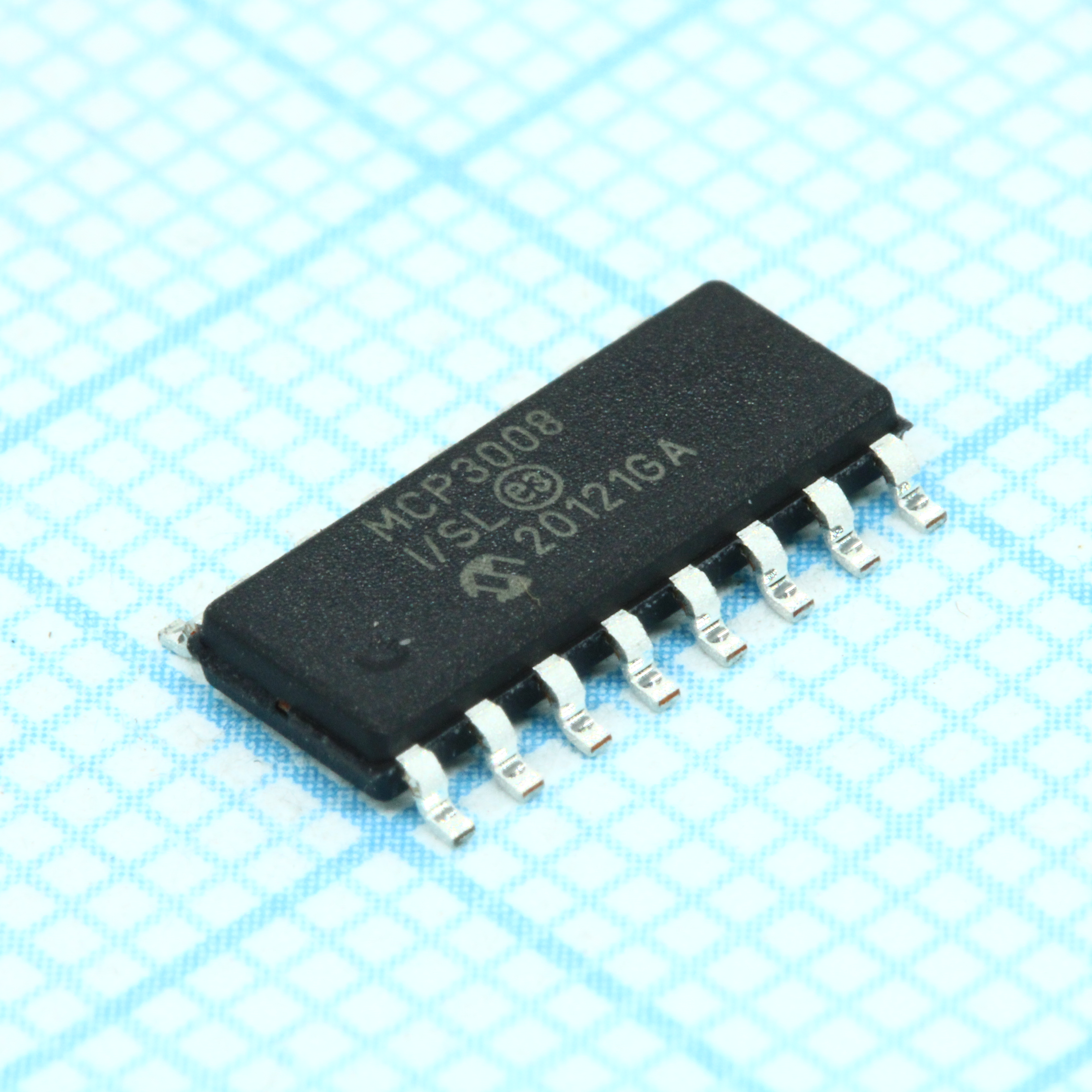 Фото MCP3008-I/SL Microchip Technology Inc. — MCP3008-I/SL — Аналого-Цифровые Преобразователи (АЦП) — Microchip Technology Inc.