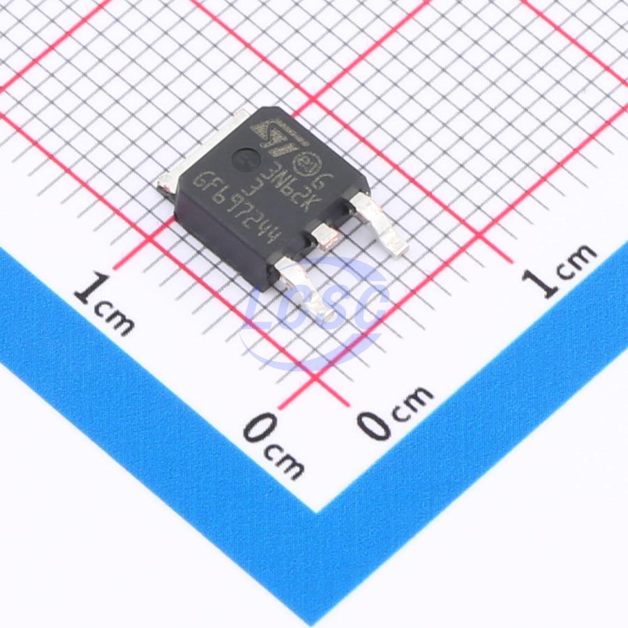 Фото STD3N62K3 ST Microelectronics — STD3N62K3 — Одиночные MOSFET транзисторы — ST Microelectronics