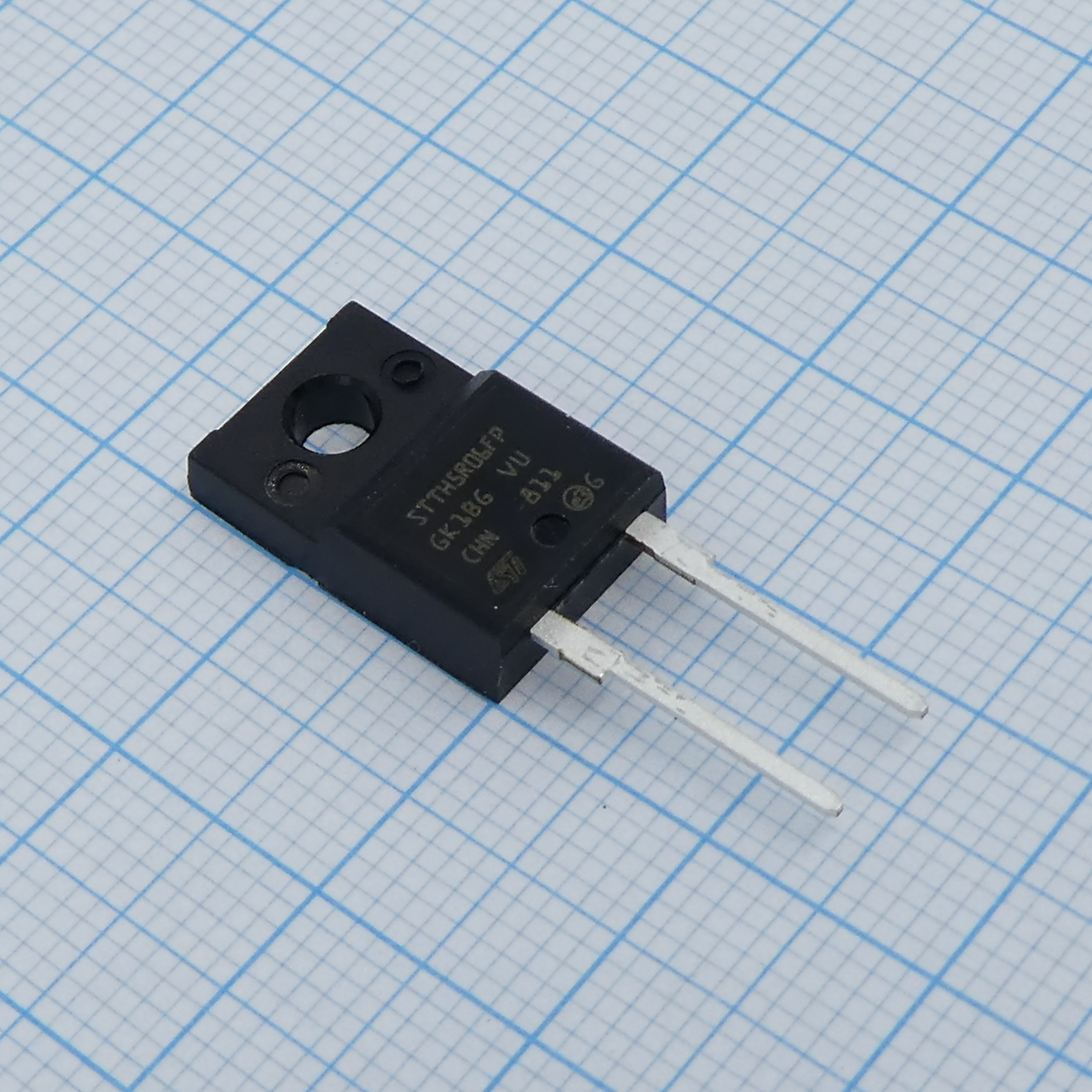 Фото STTH5R06FP ST Microelectronics — STTH5R06FP — Одиночные диоды — ST Microelectronics