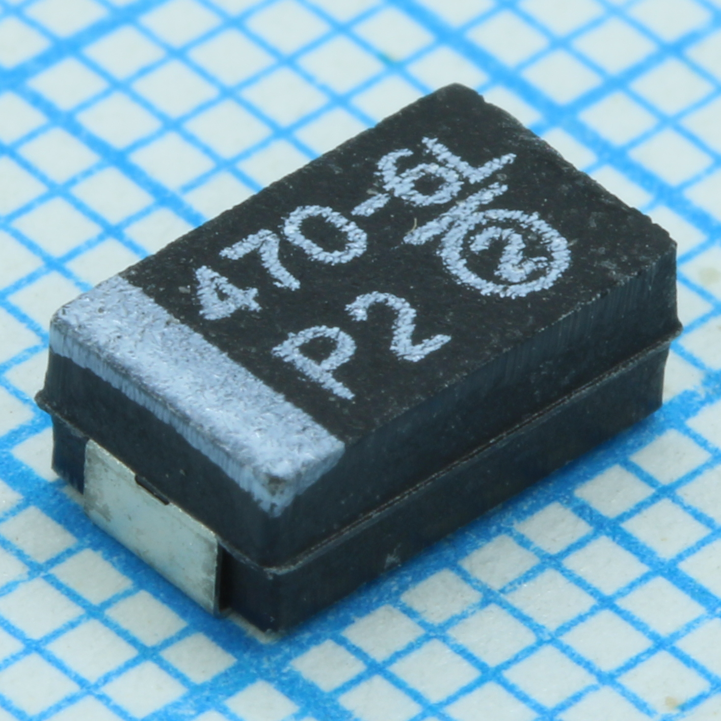 Фото ип Тант.  6.3V 470uF 10% D L.ESR VISHAY — TR3D477K6R3C0200 — Танталовые ЧИП конденсаторы — VISHAY