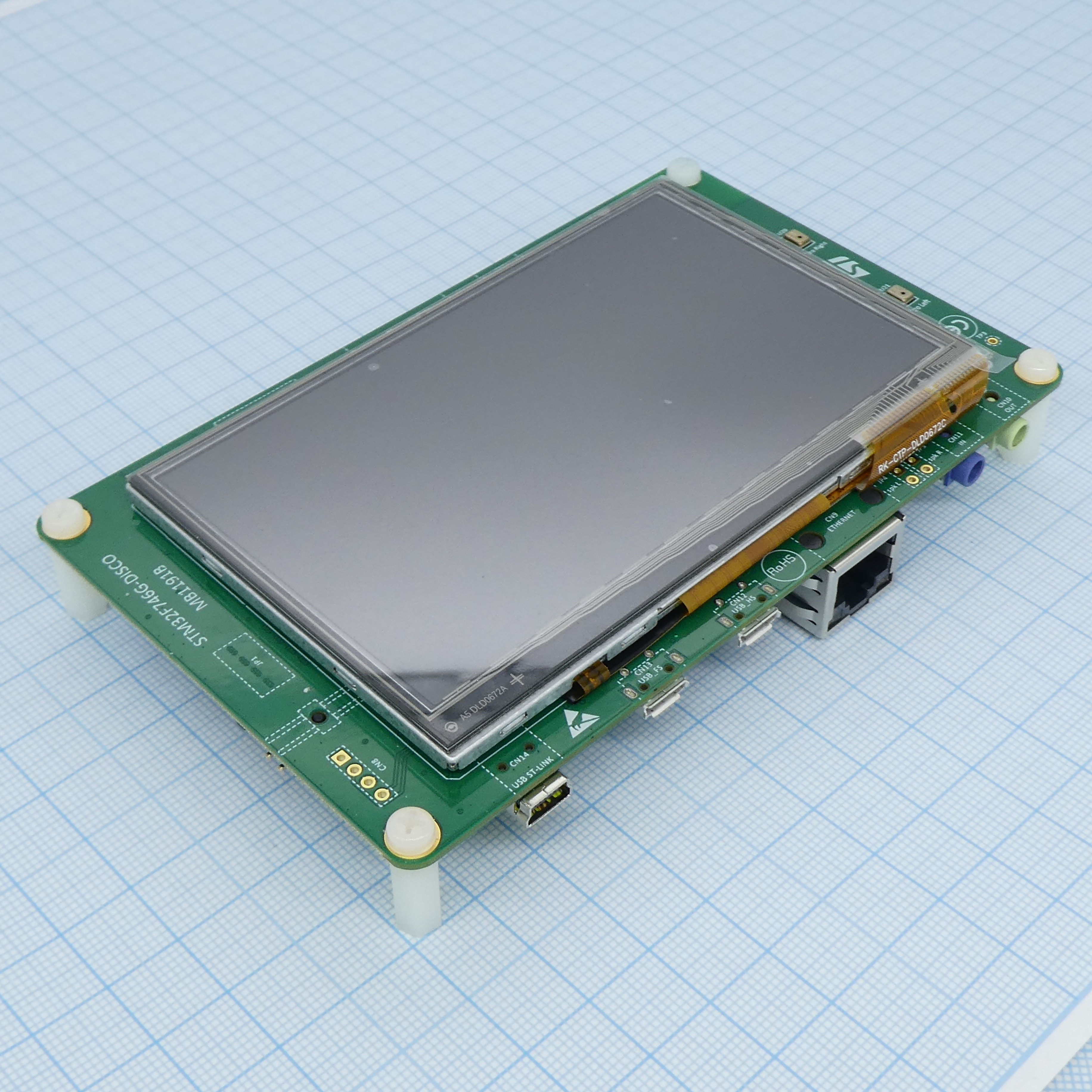 Фото STM32F746G-DISCO ST Microelectronics — STM32F746G-DISCO — Оценочные и отладочные платы — ST Microelectronics