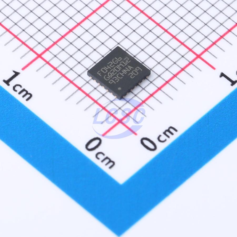 Фото STM32F042G6U6TR ST Microelectronics — STM32F042G6U6TR — Микроконтроллеры STM — ST Microelectronics