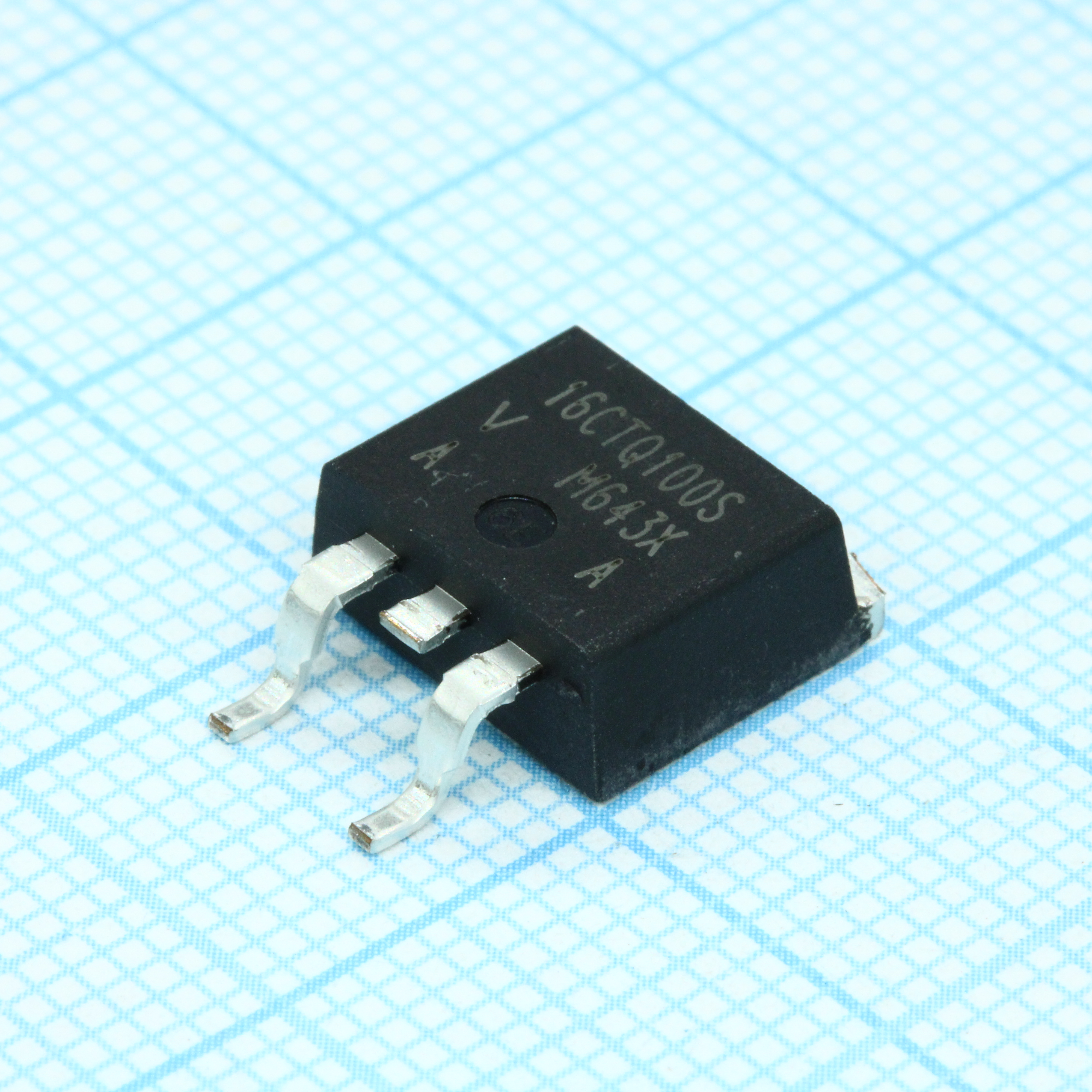 Фото Шоттки х2 100V VISHAY — VS-16CTQ100S-M3 — Сборки диодов Шоттки — VISHAY