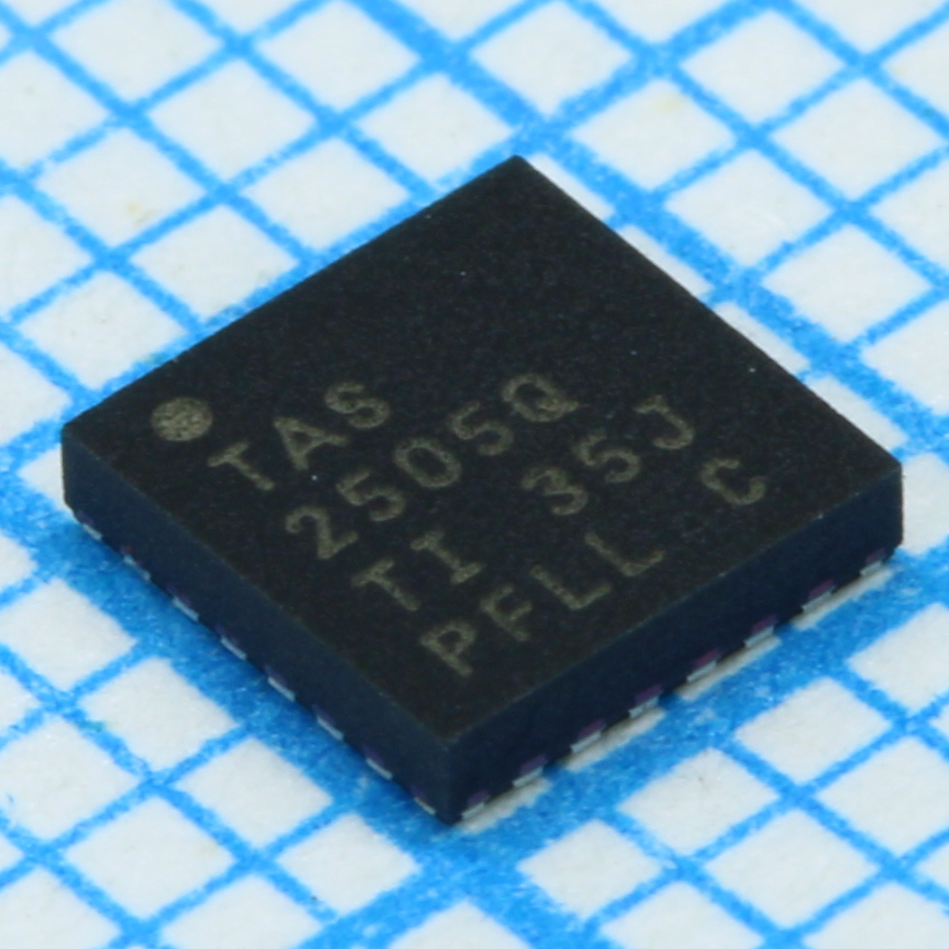 Фото TAS2505TRGERQ1 Texas Instruments — TAS2505TRGERQ1 — Микросхемы для Аудио - УНЧ — Texas Instruments