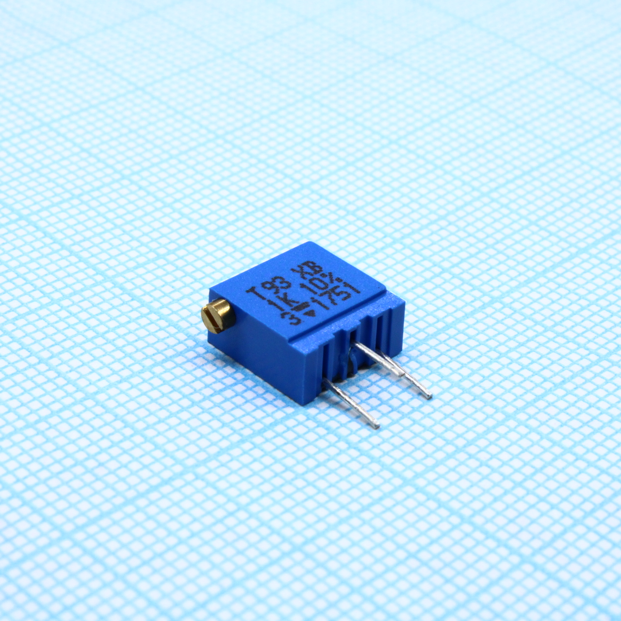 Фото T93XBК  1.0 VISHAY — T93XB102KT20 — Непроволочные многооборотные резисторы — VISHAY