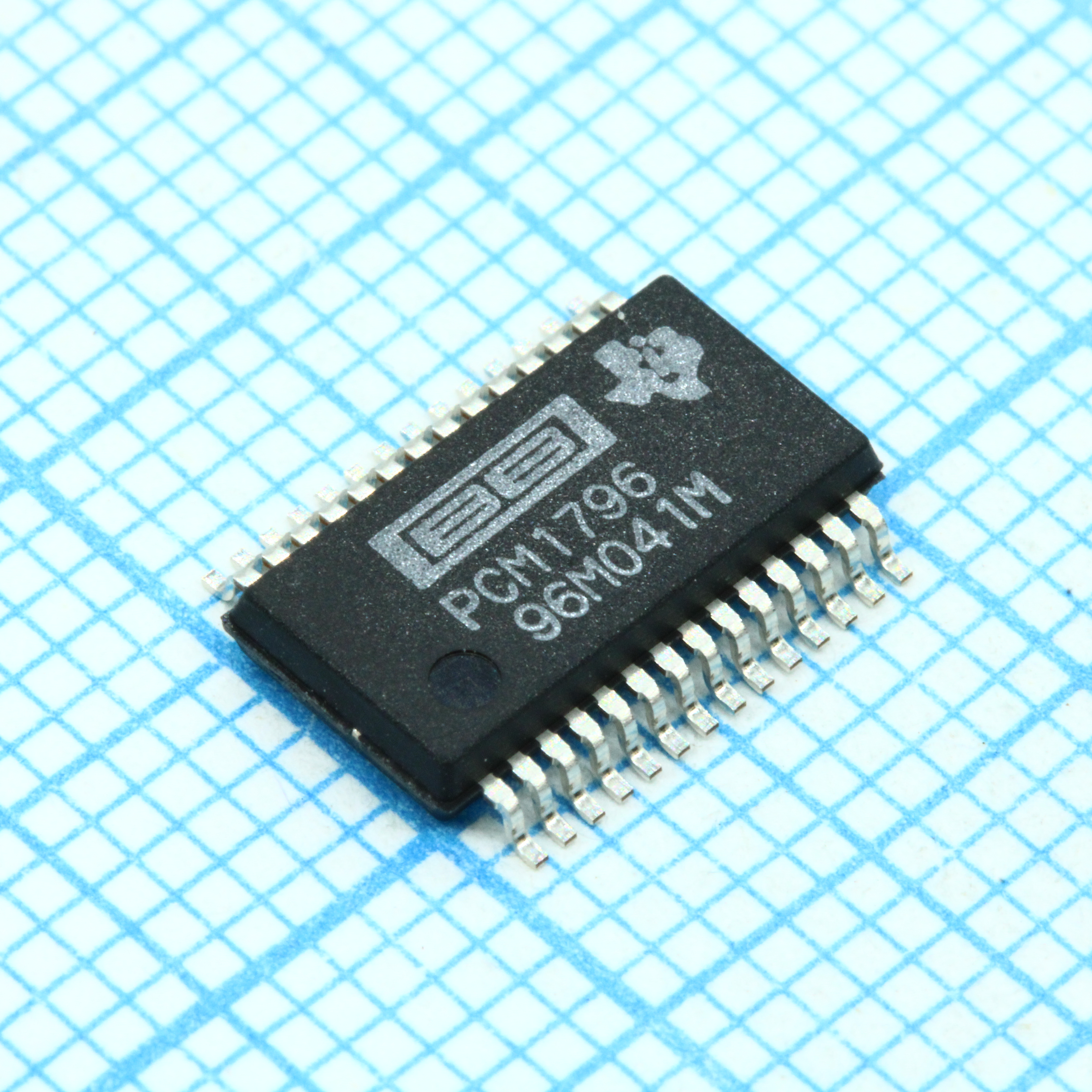 Фото PCM1796DBR Texas Instruments — PCM1796DBR — Цифро-Аналоговые Преобразователи (ЦАП) — Texas Instruments