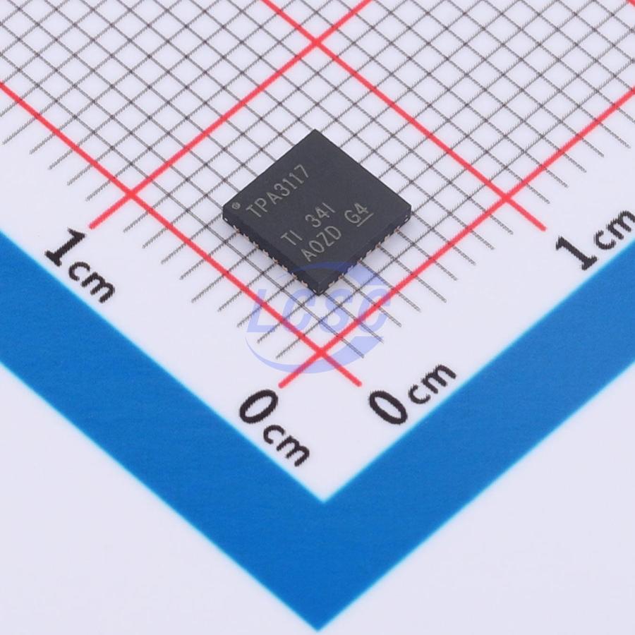 Фото TPA3117D2RHBR Texas Instruments — TPA3117D2RHBR — Микросхемы для Аудио - УНЧ — Texas Instruments