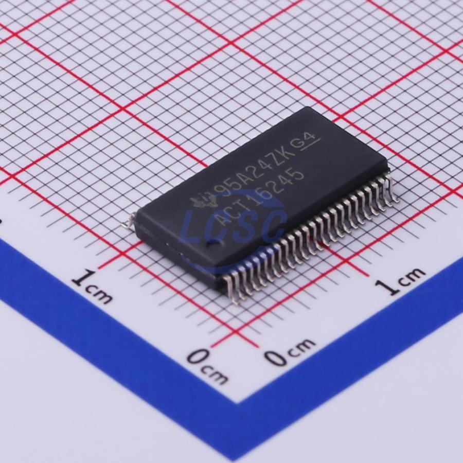 Фото 74ACT16245DLR Texas Instruments — 74ACT16245DLR — Микросхемы ТТЛ (серия 74) — Texas Instruments