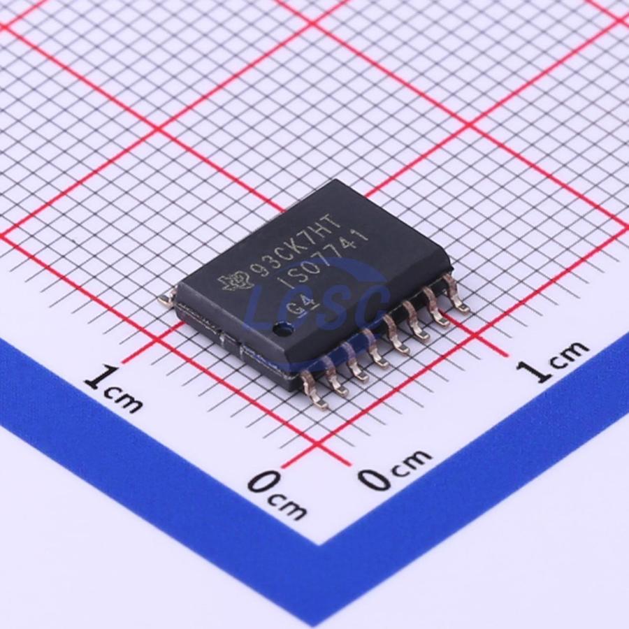 Фото ISO7741FQDWRQ1 Texas Instruments — ISO7741DWR — Цифровые изоляторы — Texas Instruments