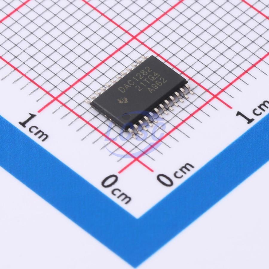 Фото DAC1282IPWR Texas Instruments — DAC1282IPWR — Цифро-Аналоговые Преобразователи (ЦАП) — Texas Instruments