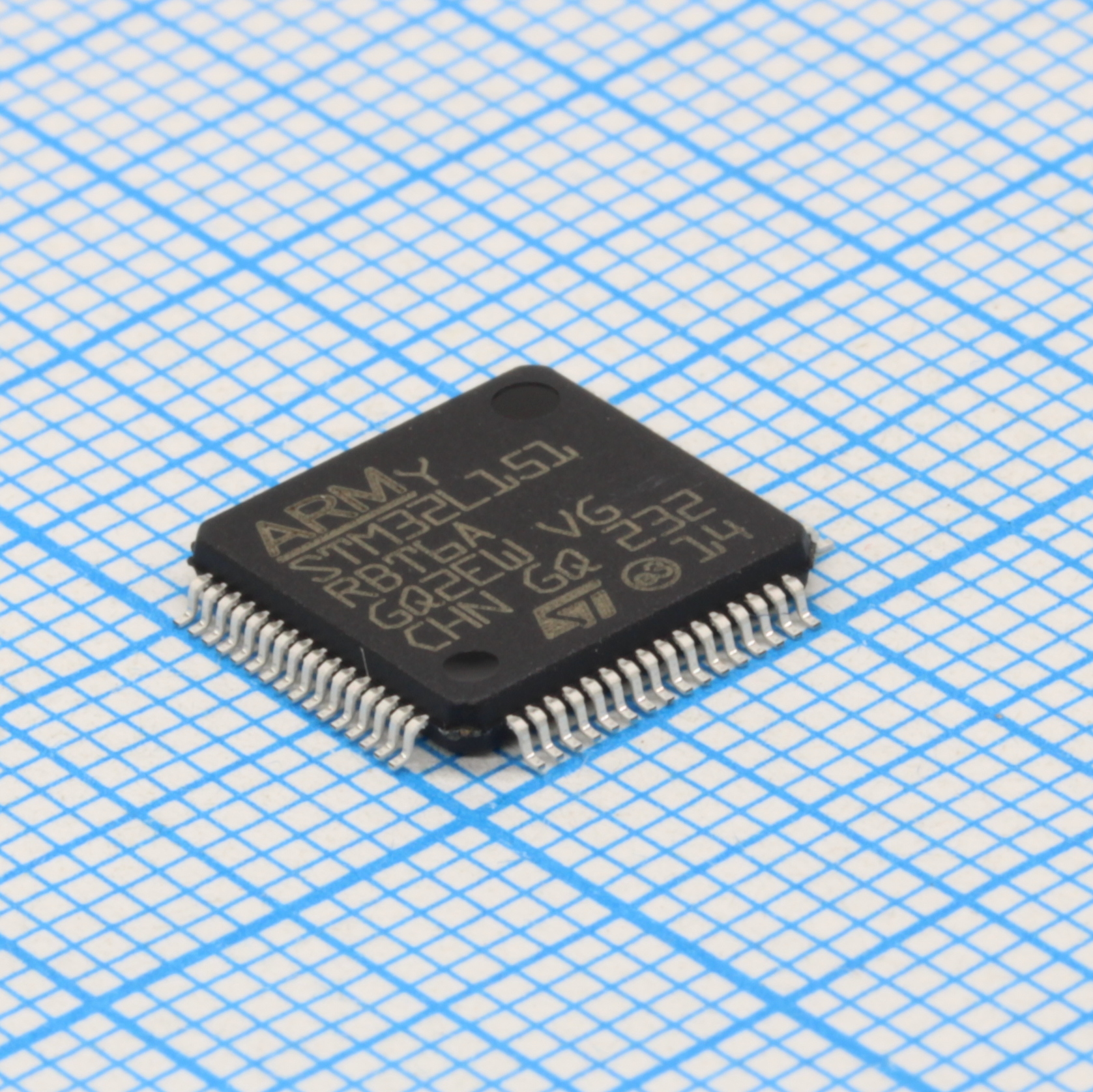 Фото STM32L151RBT6ATR ST Microelectronics — STM32L151RBT6ATR — Микроконтроллеры STM — ST Microelectronics