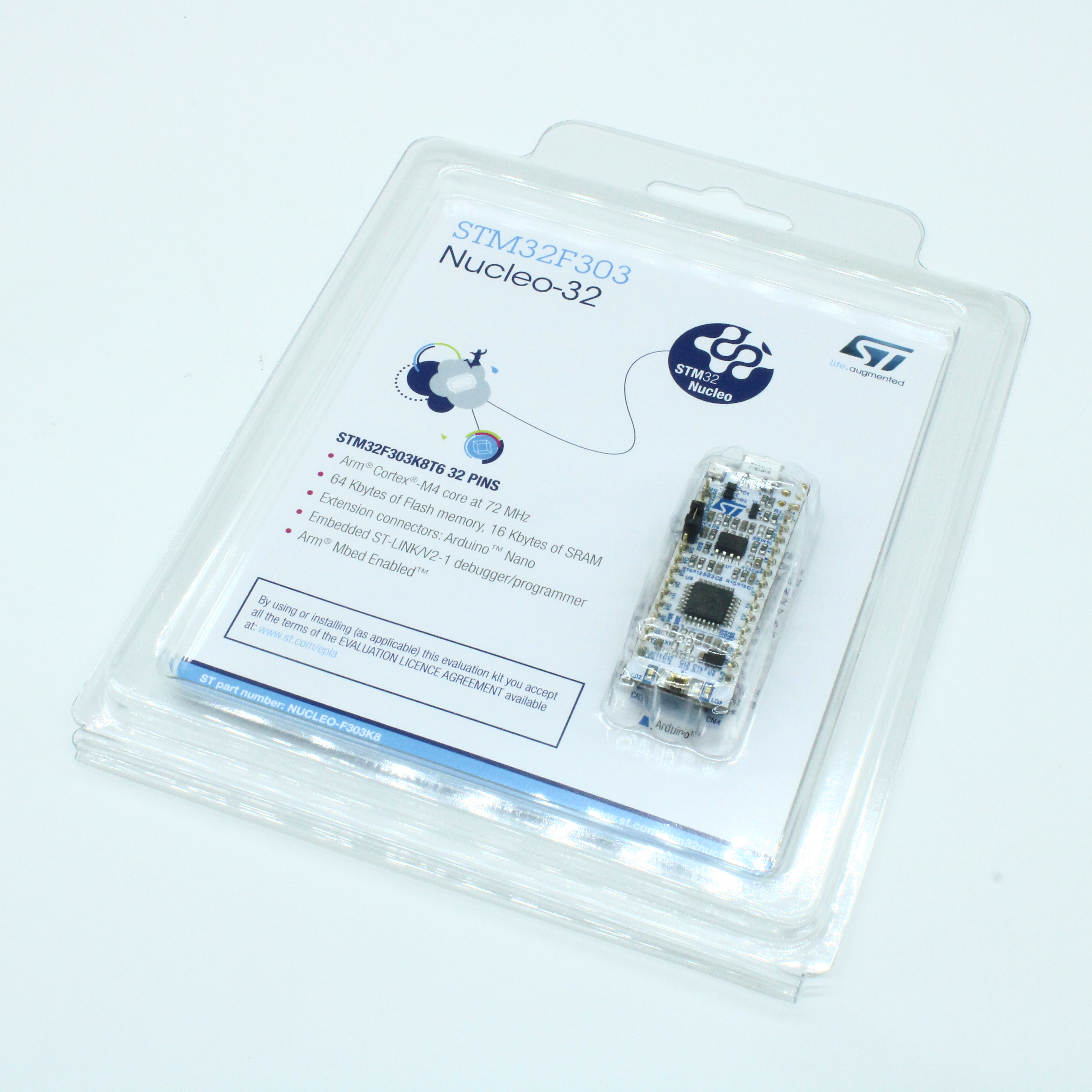 Фото NUCLEO-F303K8 ST Microelectronics — NUCLEO-F303K8 — Оценочные и отладочные платы — ST Microelectronics