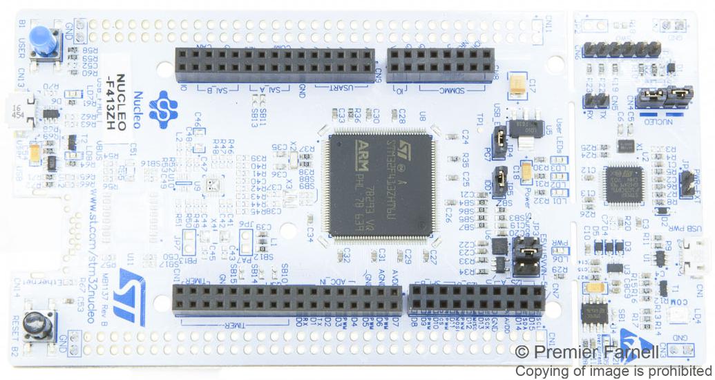 Фото NUCLEO-F413ZH ST Microelectronics — NUCLEO-F413ZH — Оценочные и отладочные платы — ST Microelectronics