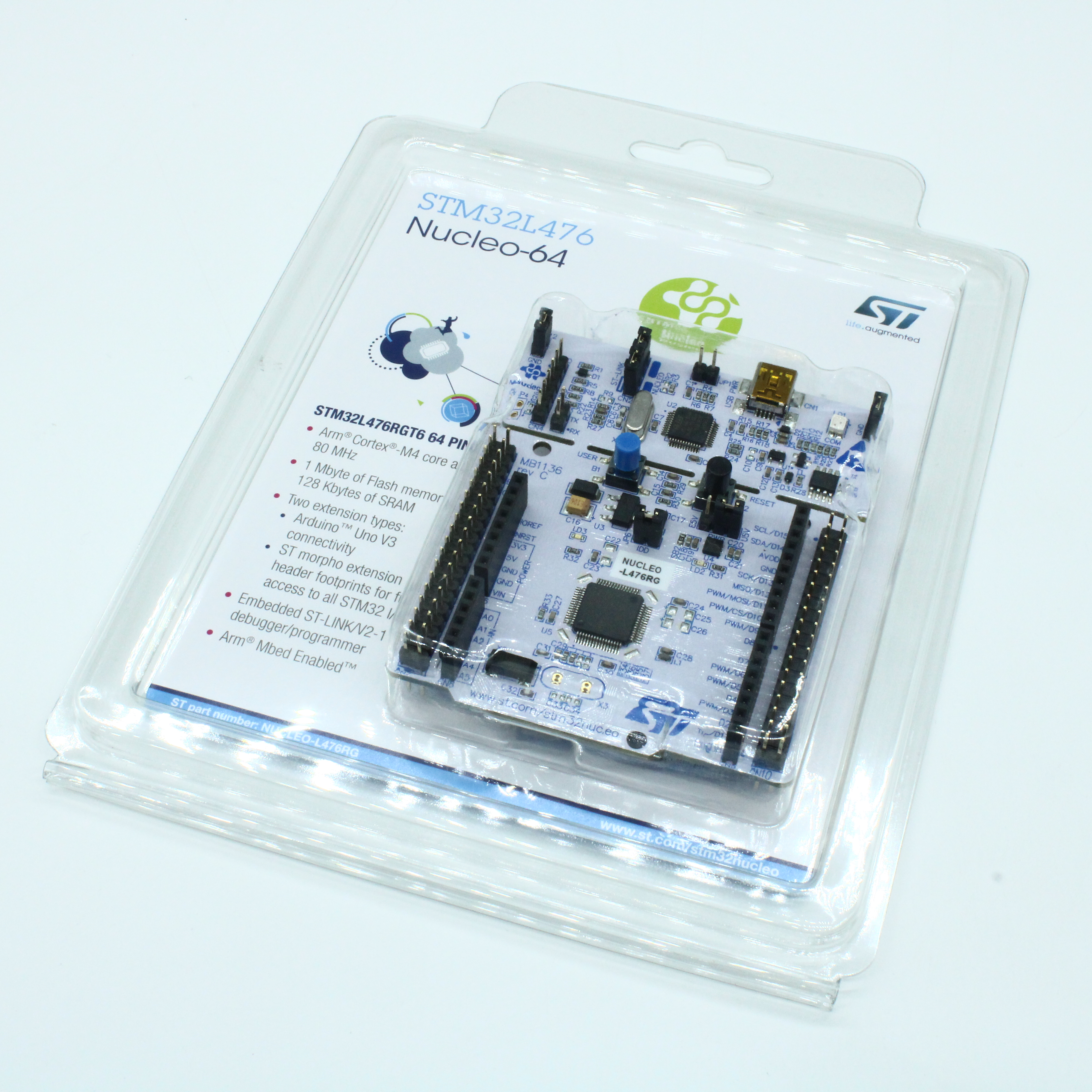 Фото NUCLEO-L476RG ST Microelectronics — NUCLEO-L476RG — Оценочные и отладочные платы — ST Microelectronics