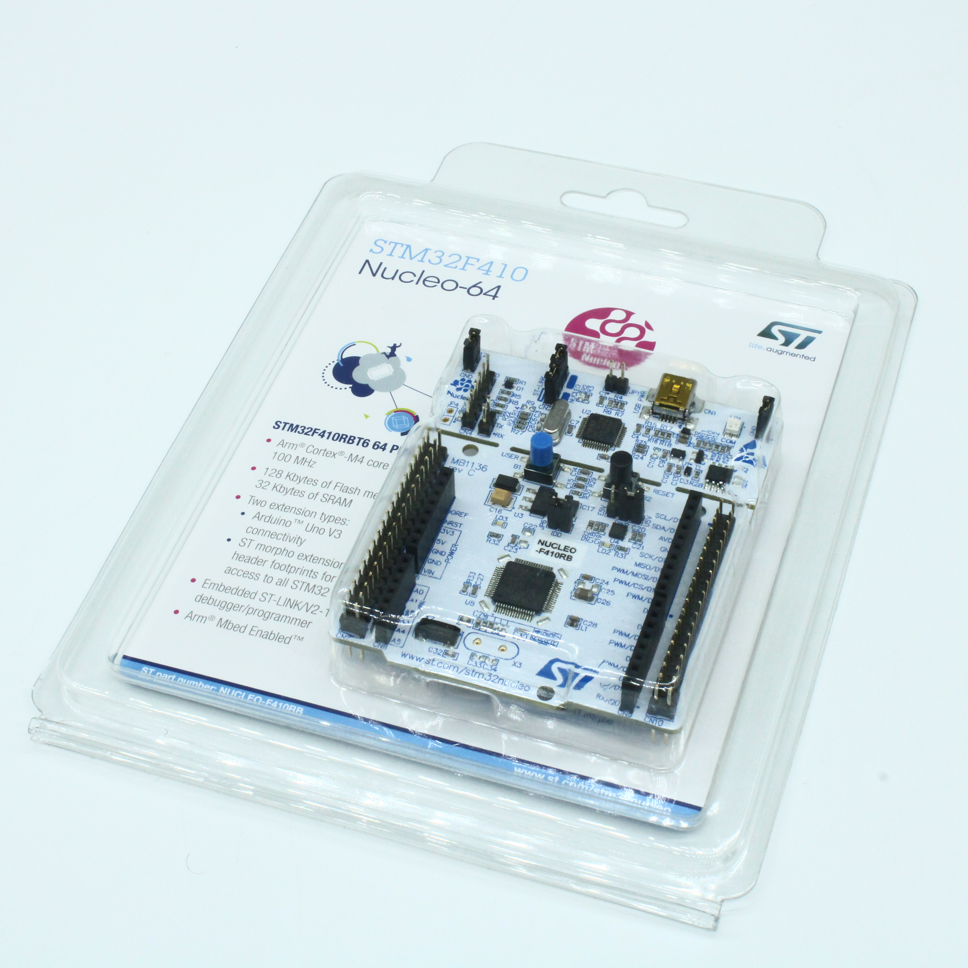 Фото NUCLEO-F410RB ST Microelectronics — NUCLEO-F410RB — Оценочные и отладочные платы — ST Microelectronics